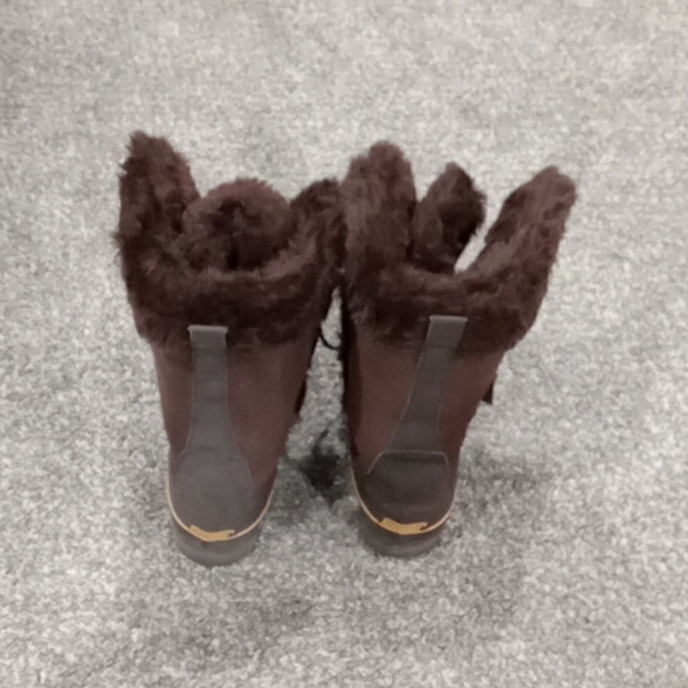 Khombu woman's Nordic boot brown suede and faux fur Costco item #744065 size 8M - Picture 5 of 5